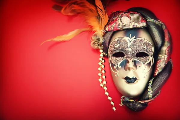 Vyzdobené karnevalové masky — Stock fotografie