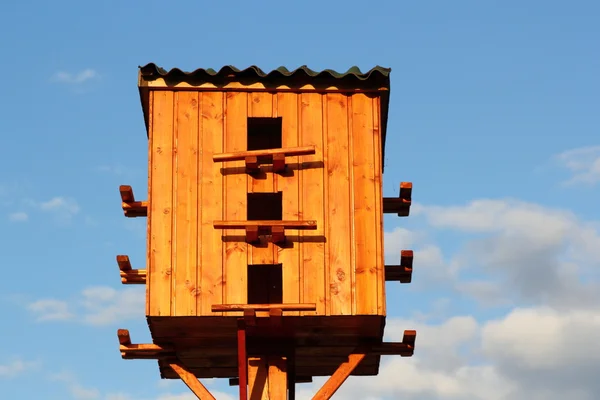 Dřevěný dům holubí — Stock fotografie