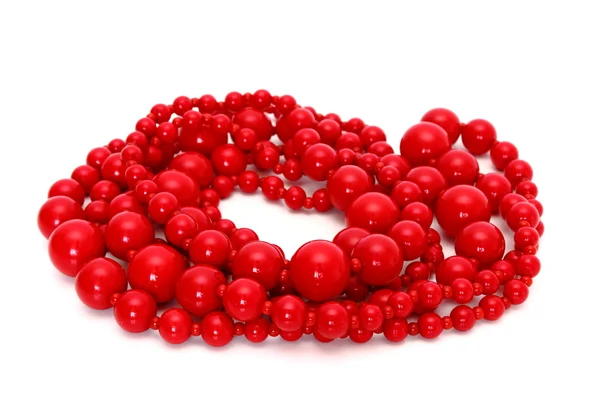 stock image Red beads