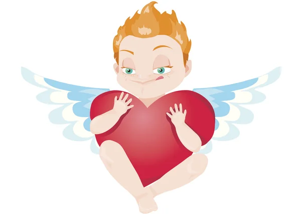 Cupid With Bow And Arrow — Stock Vector © Antimartina 38163615 2579