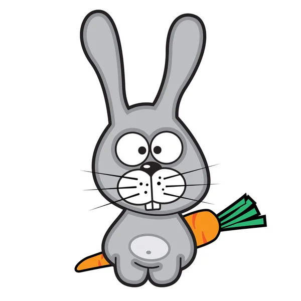 可爱的卡通兔 — 图库矢量图片