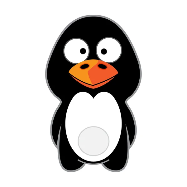 Schattig pinguïn — Stockvector