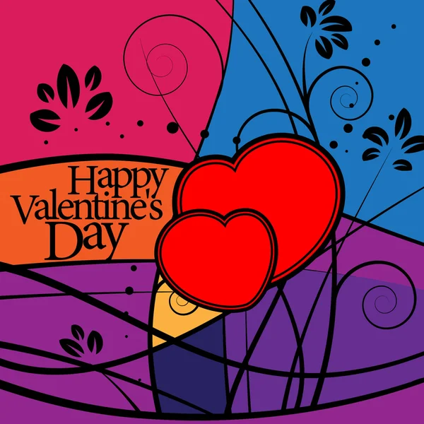 Hart Valentijnsdag of bruiloft. vector eps 10 — Stockvector