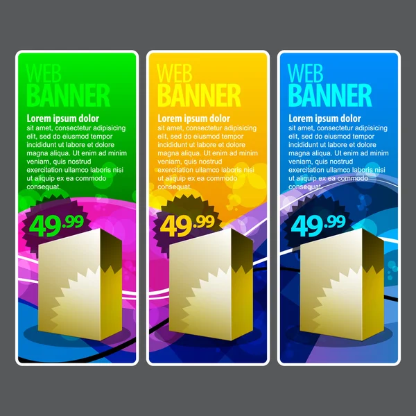 Oferta especial Banner Set Vector — Vetor de Stock