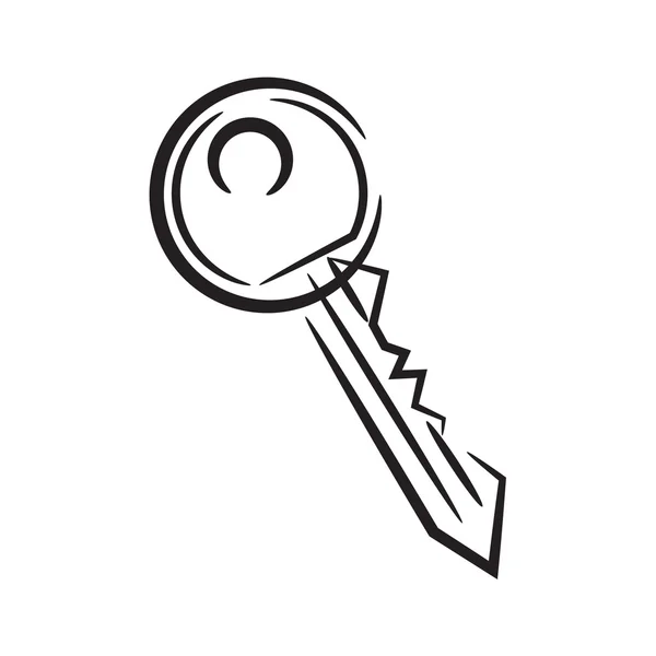 Hus nyckel — Stock vektor