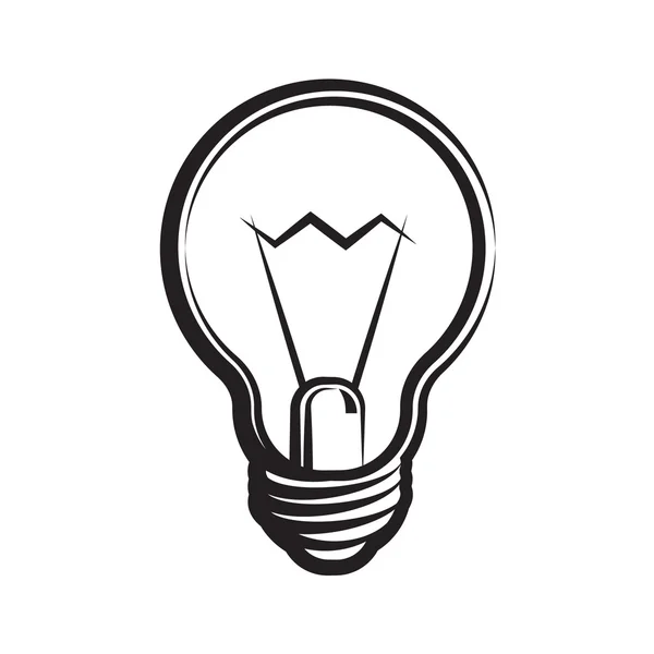 stock vector Light bulb icon