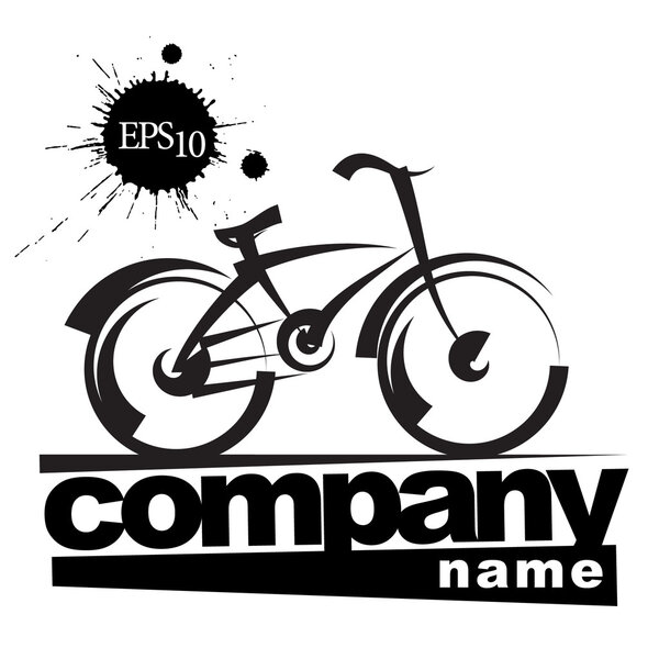 Bike. freehand drawing