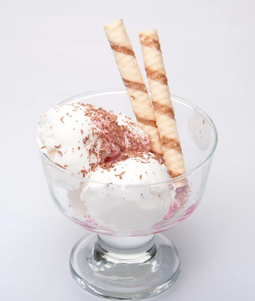 Blackberry gam és csokoládé fagylalt — Stock Fotó