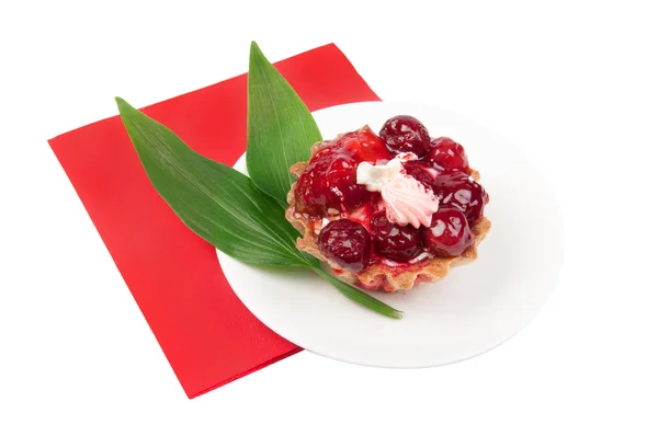果冻的莓果蛋糕 — 图库照片