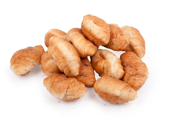 Croissants isolés sur fond blanc — Photo