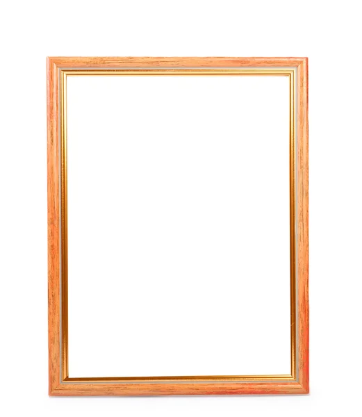 框架与郁金香隔离在一个白色 — 图库照片