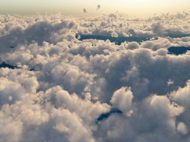Bulutların üzerinde uçuş