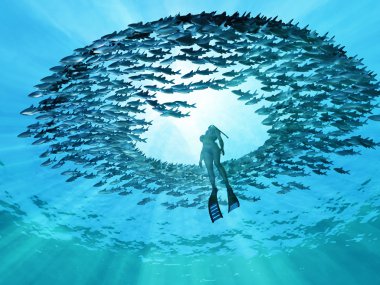 Картина, постер, плакат, фотообои "глаза океана животные природа", артикул 9467043