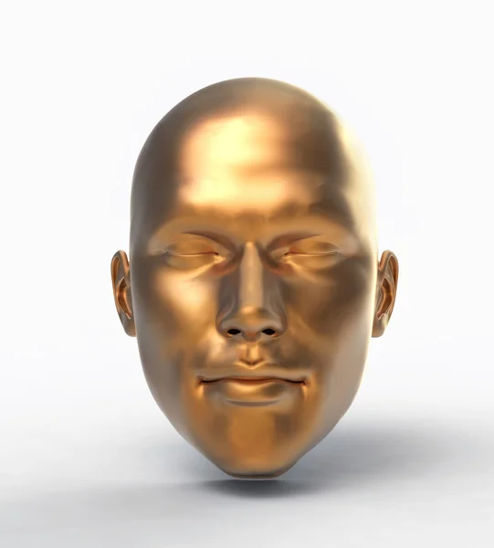 stock image Golden human mask