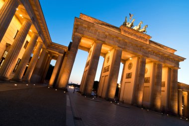 Brandenburger Tor from left oblique V2 clipart