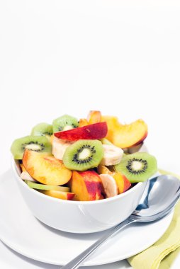 Bowl of fresh fruit V5 clipart