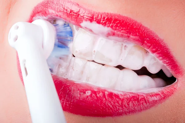 Escove os dentes V4 — Fotografia de Stock