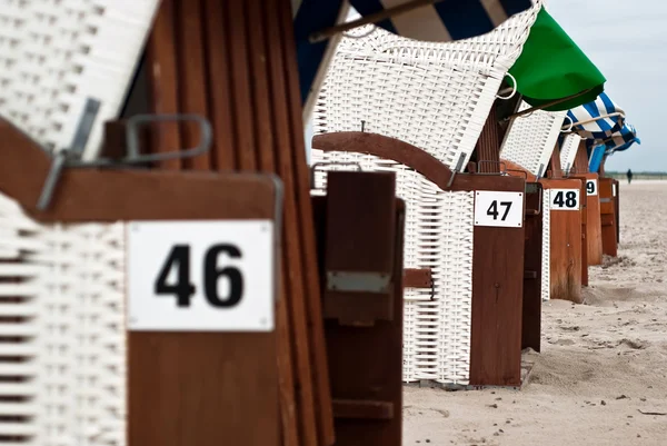 Beach chairs V1 — Stock Photo, Image