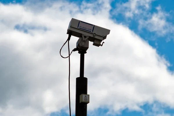 stock image Surveillance camera in front of sky V2