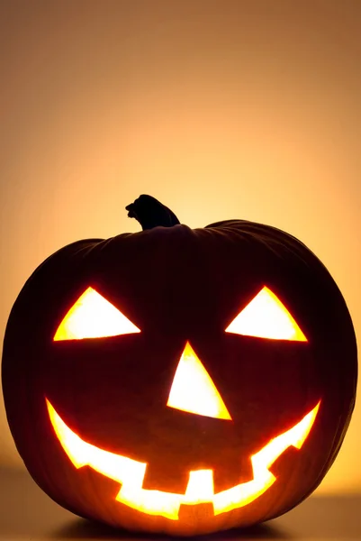 Тыква на Хэллоуин — стоковое фото