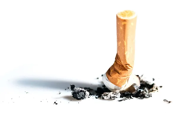 Sigaretuiteinden uitgedrukt v1 — Stockfoto