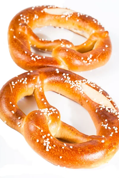 Due pretzel — Foto Stock