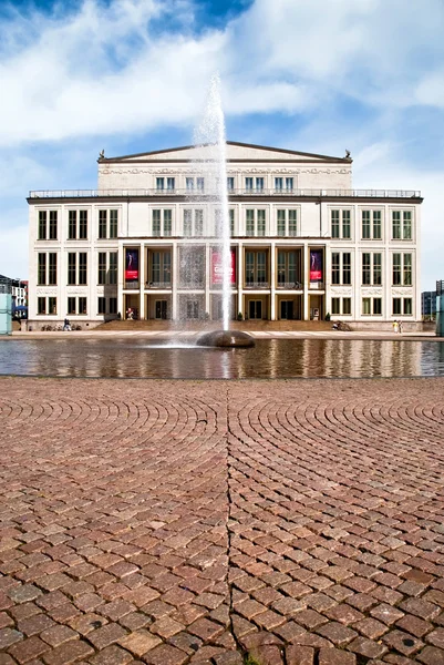 Oper Leipzig — Stockfoto