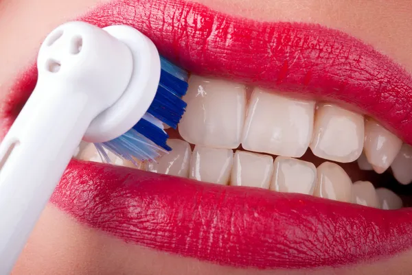 Escove os dentes V1 Imagem De Stock