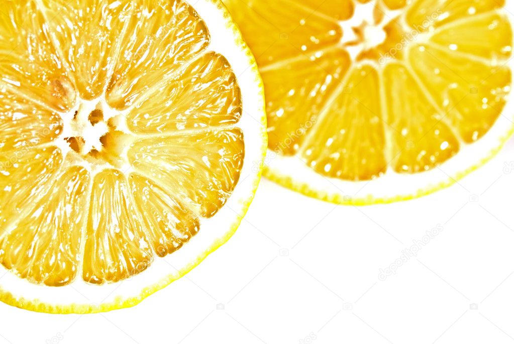 Two lemons cross section