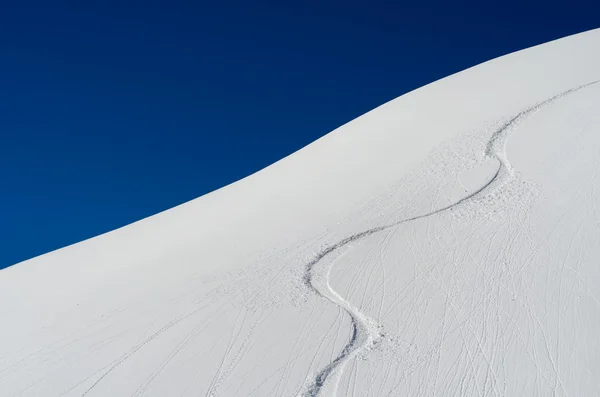 stock image Trace in the snow