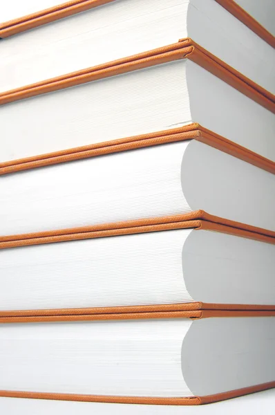 Stack of books, partial view — Stock Photo, Image