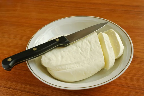 White curd cheese — Stock Photo, Image