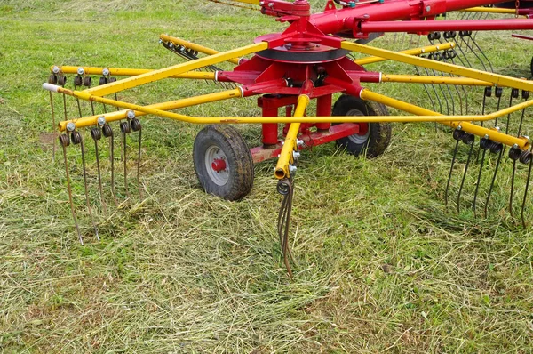 Agricultural machinery for preparing hay — Stock Photo, Image