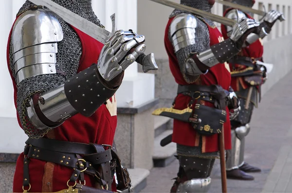 stock image Ancient knights standing