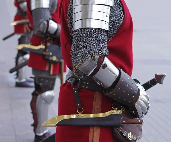 stock image Ancient knights standing