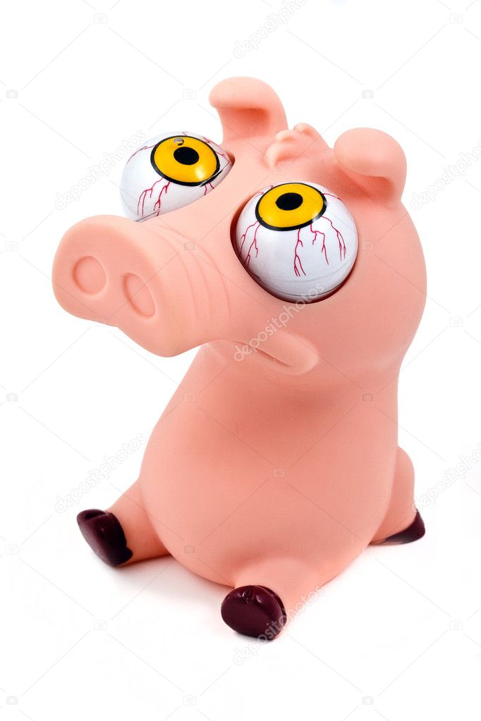 Funny pig toy
