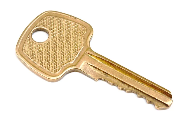 Sarı metal anahtar — Stok fotoğraf