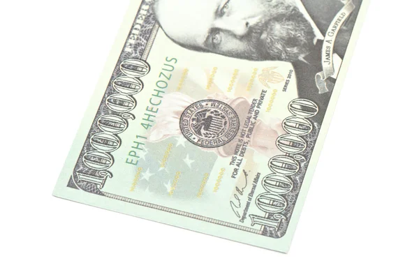 Closeup de notas de um milhão de dólares Imagens De Bancos De Imagens