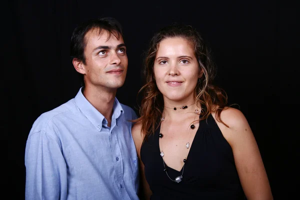Νεαρό ζευγάρι μαζί πορτρέτο — Φωτογραφία Αρχείου