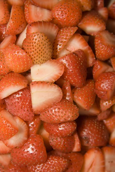 Groep van aardbeien — Stockfoto