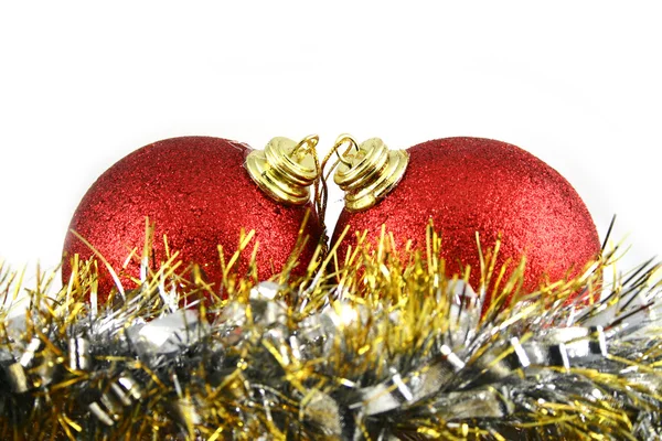 Detail van de kerstballen en sterren — Stockfoto
