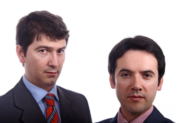 Twee jonge business mannen portret — Stockfoto