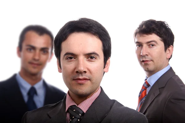 Drie jonge bedrijf mannen portret — Stockfoto