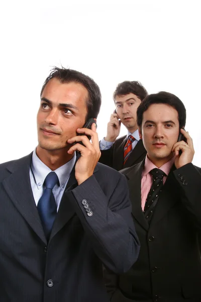 Portrait von drei jungen Geschäftsleuten — Stockfoto