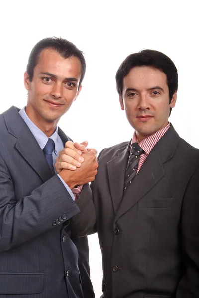 Due giovani uomini d'affari ritratto — Foto Stock