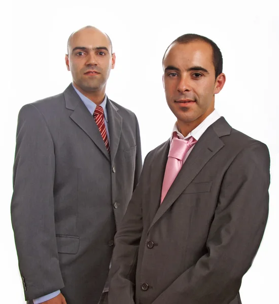 Deux jeunes hommes d'affaires portrait — Photo