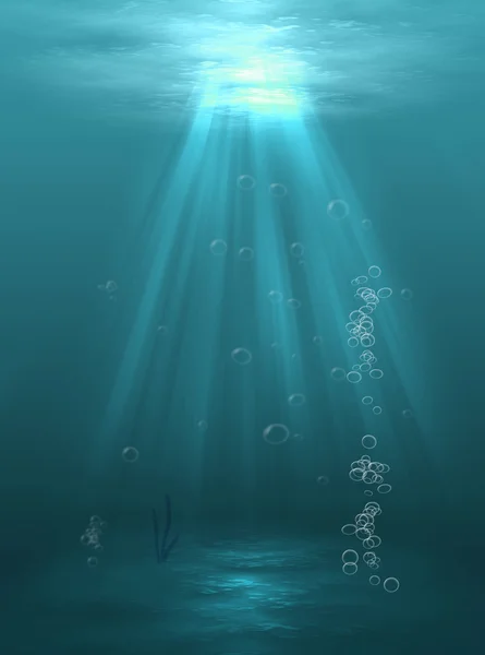 पानी के नीचे प्रकाश — स्टॉक फ़ोटो, इमेज