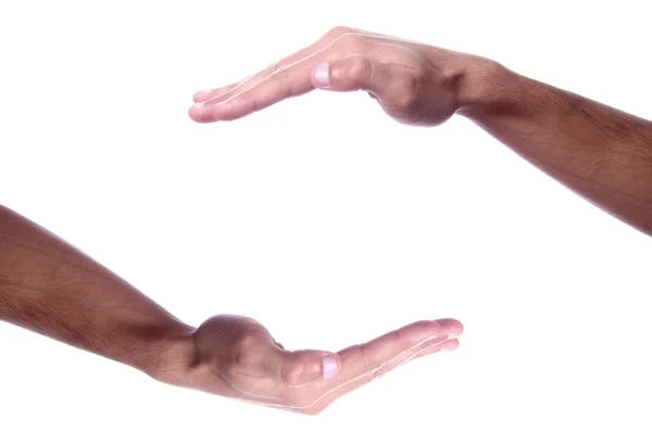 Hände zusammengebunden — Stockfoto