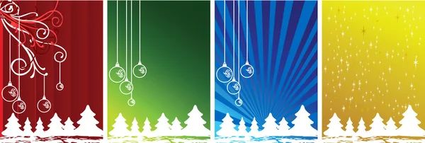 Temas de Natal com lâmpadas — Fotografia de Stock