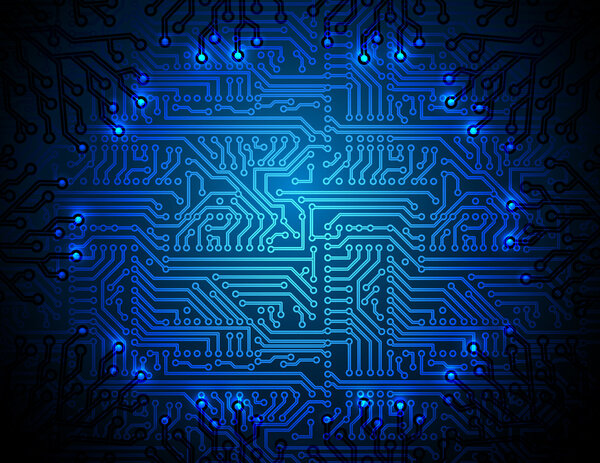 Vector circuit board background. eps10